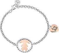 Morellato Oceľový bicolor náramok Girl talizmanov SAQE05