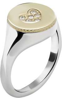 Morellato Oceľový bicolor prsteň Monetine SAHQ09 56 mm