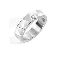 Morellato Oceľový dámsky prsteň s kryštálom CULT SSI01 mm