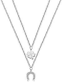 Morellato Oceľový náhrdelník pre šťastie Enjoy AIY02