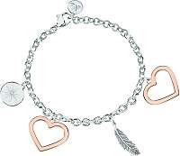 Morellato Oceľový náramok s kryštálom Gipsy SAQG14