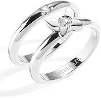 Morellato Oceľový prsteň Love Rings SNA36 58 mm