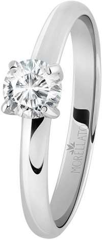 Morellato Oceľový prsteň s kryštálom Love Rings SNA42 mm
