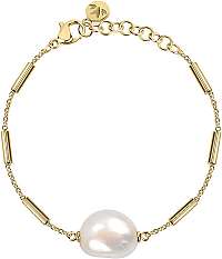 Morellato Pozlátený oceľový náramok s pravou perlou Oriente SARI07