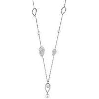 Morellato Romantický náhrdelník s pravými perlami Foglia AKH10