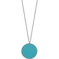 Morellato Strieborný náhrdelník s tyrkysovým príveskom Perfetti SALX06 (retiazka, prívesok)