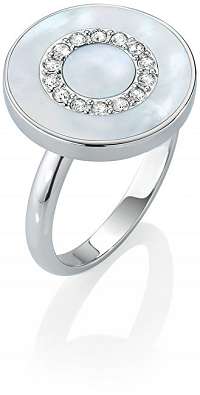 Morellato Strieborný prsteň s perleťou a kryštály Perfetti SALX09 mm