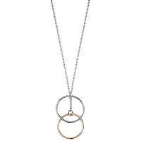 Morellato Výrazný oceľový náhrdelník Cerchi SAKM12