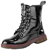 Mustang Dámske členkové topánky 1235503-9 schwarz