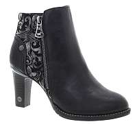 Mustang Dámske členkové topánky 1335501-9 schwarz