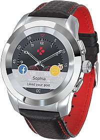 MyKronoz Hybridné hodinky ZeTime Premium Silver/Black - mm