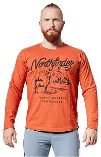 Northfinder Pánske tričko Huntwer TR-3462OR3 Brown M