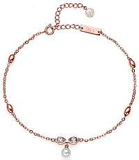 Oliver Weber Bronzová retiazka na nohu Bow Steel103RG