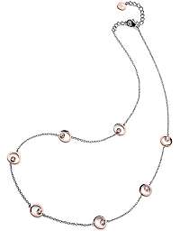 Oliver Weber Dlhý oceľový bicolor náhrdelník Them 11917