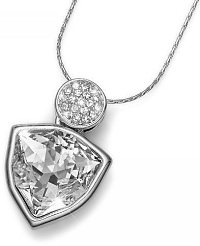 Oliver Weber Náhrdelník s čírym kryštálom Ocean Trilli 11729R