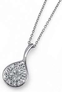 Oliver Weber Náhrdelník s trblietavým príveskom Blob 11912