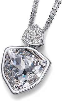 Oliver Weber Náhrdelník s veľkým čírym kryštálom Ocean Trilli Large 11728R