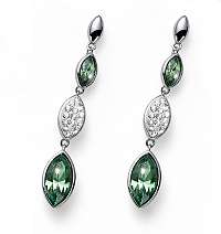 Oliver Weber Náušnice s kryštálmi Concept 22802 GRE