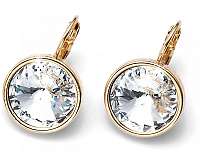 Oliver Weber Náušnice s kryštálmi Swarovski Fun Gold 9939G-001