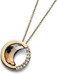 Oliver Weber Žiarivý náhrdelník Morning Half Moon 11647G