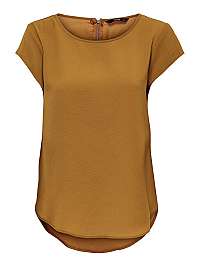 ONLY Dámska blúzka Vic S / S Solid Top Noosa Wvn Cathay Spice