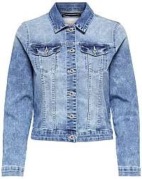 ONLY Dámska bunda New Chris Ls Dnm Jacket Bb Pim Wash B Light Blue Denim