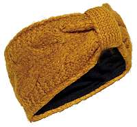 ONLY Dámska čelenka ONLKAREN CABLE KNIT HEADBAND Golden Oak