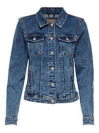 ONLY Dámska džínsová bunda ONLTIA LIFE 15170682 Medium Blue Denim