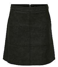 ONLY Dámska sukňa Nima Faux Leather Skirt Otw Black