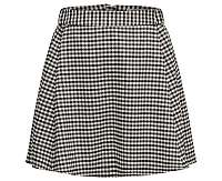 ONLY Dámska sukňa ONLLENA ROSIE CHECK SKATER SKIRT CC TLR Grape Leaf