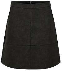 ONLY Dámska sukňa ONLLISA ASH FAUX LEATHER SKIRT OTW Black