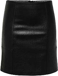 ONLY Dámska sukňa ONLSKY faux LEATHER SKIRT CC OTW Black