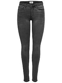 ONLY Dámske džínsy Royal Reg CZ DNM Jeans BJ312 Noosa Dark Grey Denim S