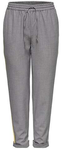 ONLY Dámske nohavice Roma Panel Pants Tlr Light Grey