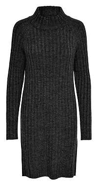 ONLY Dámske šaty ONLNEW MIRAMAR L/S DRESS KNT Dark Grey Melange L