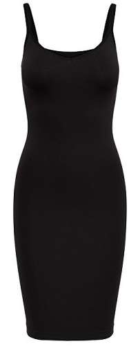 ONLY Dámske šaty Vicky Basic Long Top Acc Black M/L