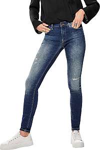 ONLY Dámske skinny džínsy ONLCARMEN 15182398 Dark Blue Denim