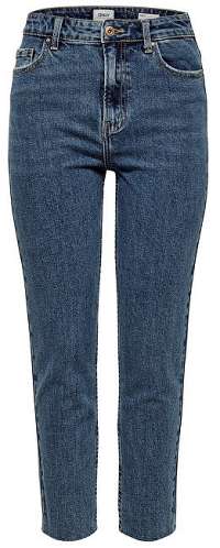 ONLY Dámske straight fit džínsy ONLEMILY 15171549 Dark Denim Blue