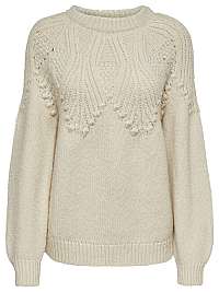 ONLY Dámske sveter ONLANELIA L/S PULLOVER KNT Almond Milk L