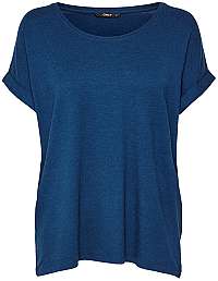 ONLY Dámske tričko Moster S / S O-Neck Top Noosa Jrs Gibraltár Sea L