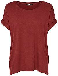 ONLY Dámske tričko Moster S / S O-Neck Top Noosa Jrs Merlot S