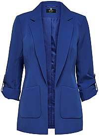 ONLY Dámsky blejzer ONLKAYLA 3/4 ANNA BLAZER PNT Dazzling Blue