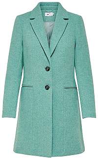 ONLY Dámsky kabát ONLCARMELITA WOOL COAT OTW Green - Blue Slate S