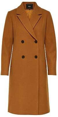 ONLY Dámsky kabát ONLLOUISA WOOL COAT CC OTW Pumpkin Spice L