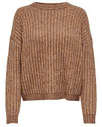ONLY Dámsky sveter ONLCHUNKY L / S Pullover KNT Camel XL