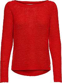 ONLY Dámsky sveter ONLGEENA XO L / S Pullover KNT Noosa High Risk Red S