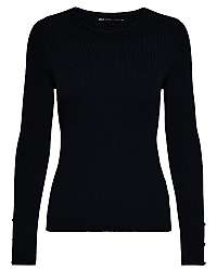 ONLY Dámsky sveter ONLIZA L/S PULLOVER KNT Black L