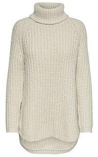 ONLY Dámský sveter ONLMELLA L/S ROLLNECK KNT Almond Milk XL