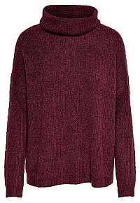 ONLY Dámsky sveter ONLMIRNA L/S ROLLNECK PULLOVER KNT Merlot M
