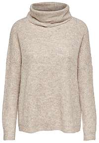 ONLY Dámsky sveter ONLMIRNA L/S ROLLNECK PULLOVER KNT Pumice Stone L